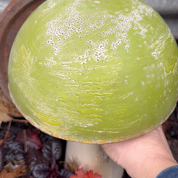 12 Inch Iron Handmade Mushroom Garden Decor, Set of 5