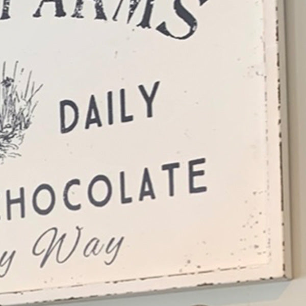 36 Inch Vintage Inspired Cottontail Farms Bunny Art